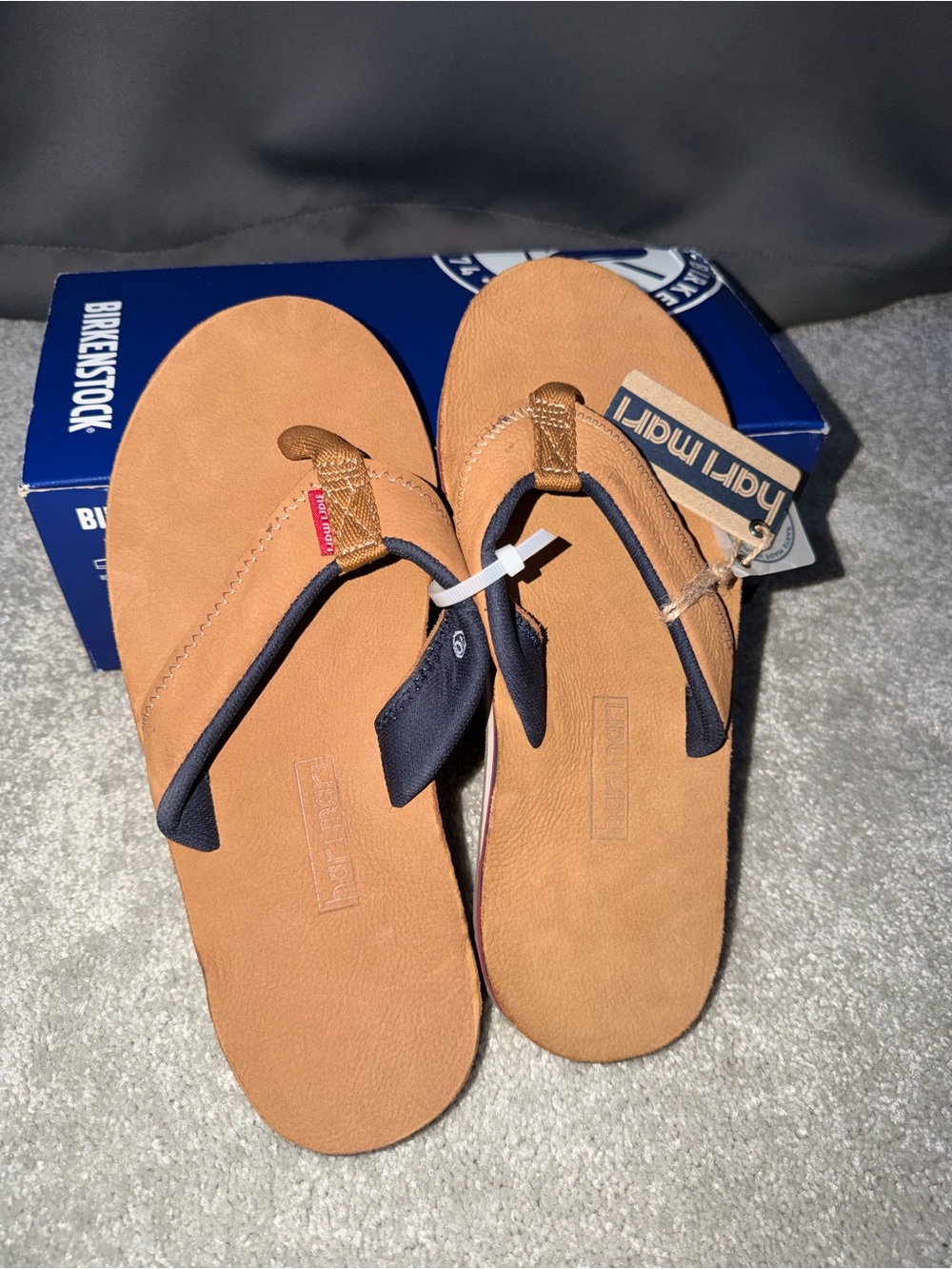 Hari Mari Men’s Tan Flip Flops TW